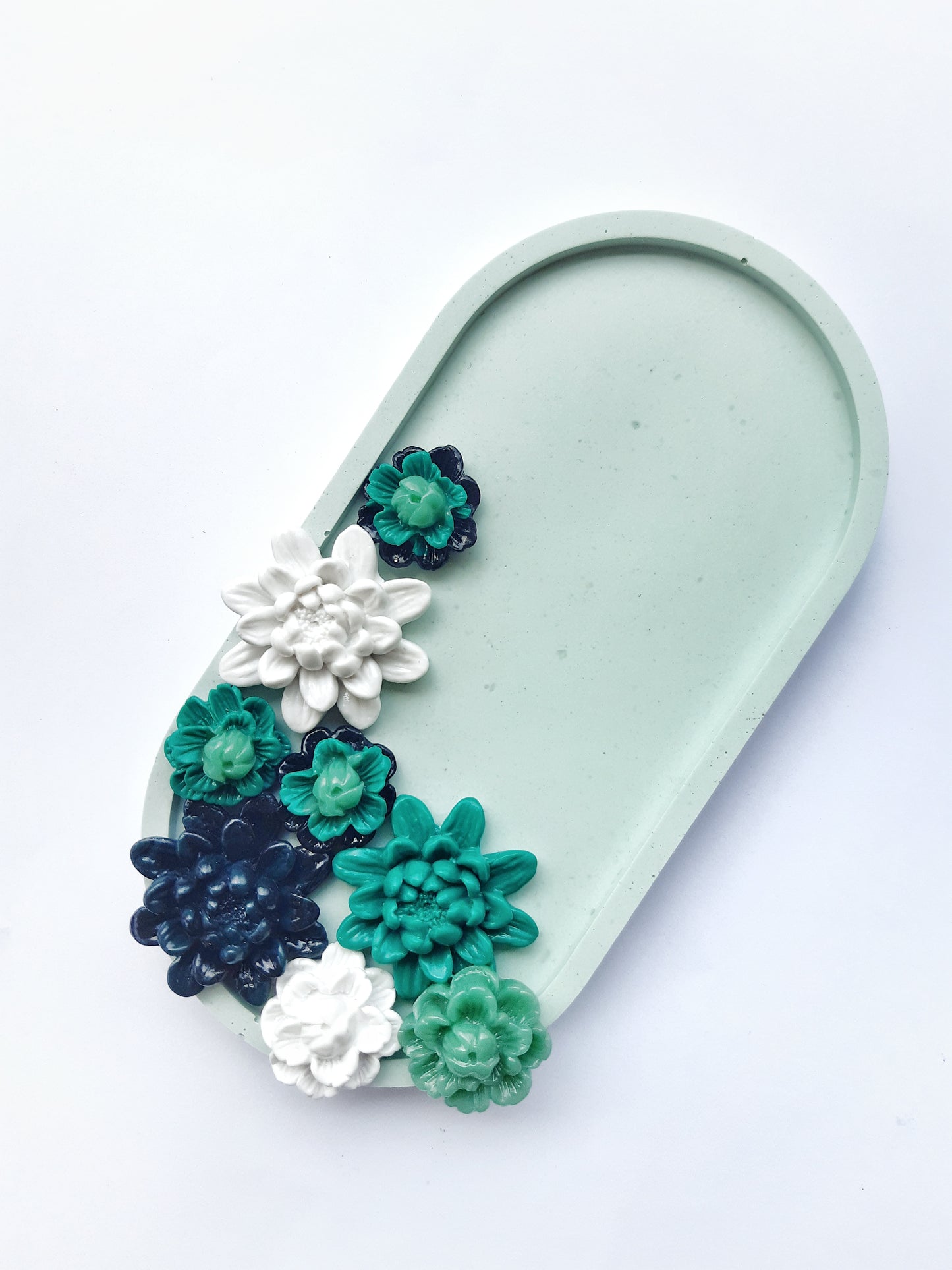 Flower Garden Jewelry Tray
