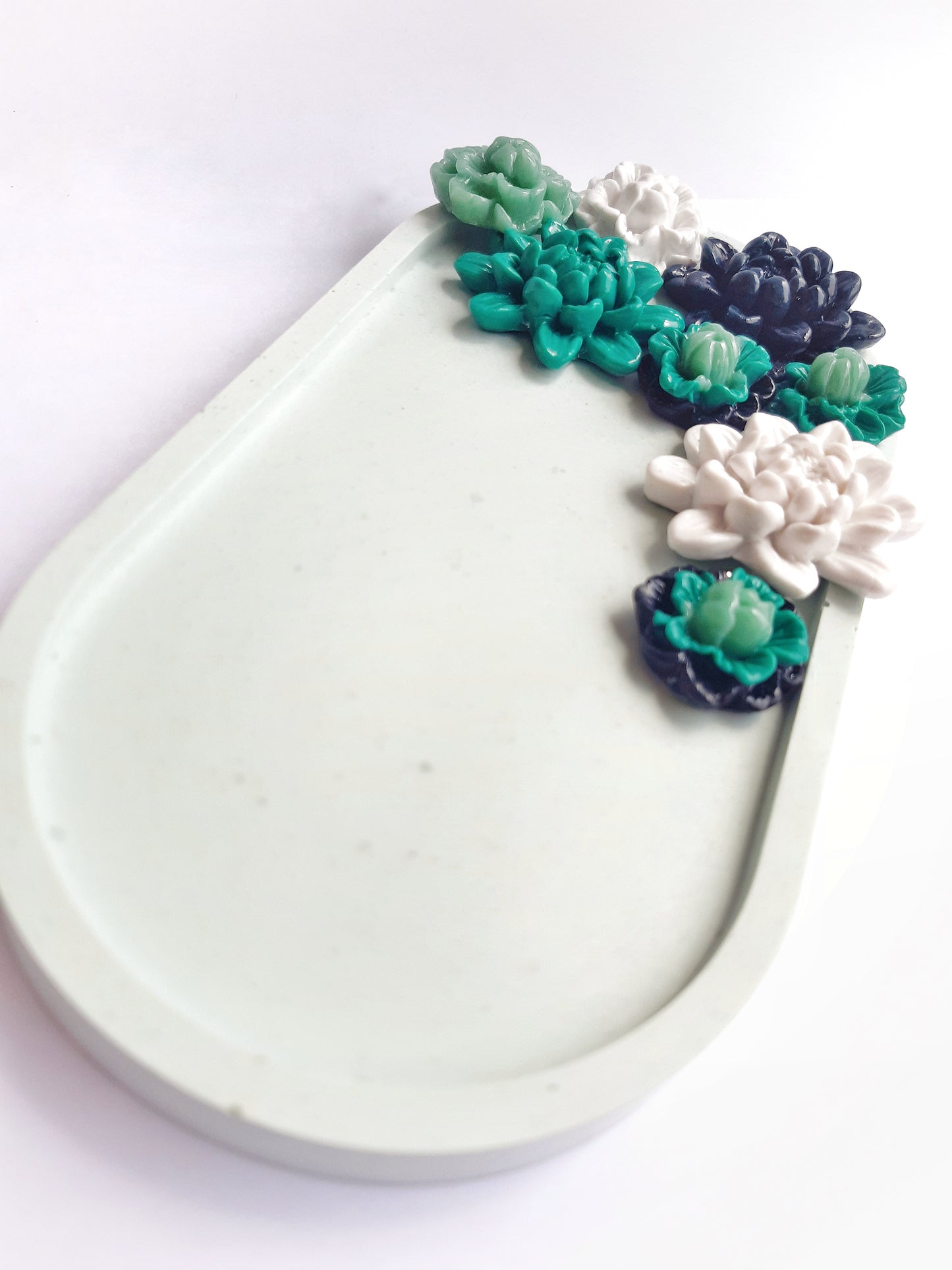 Flower Garden Jewelry Tray