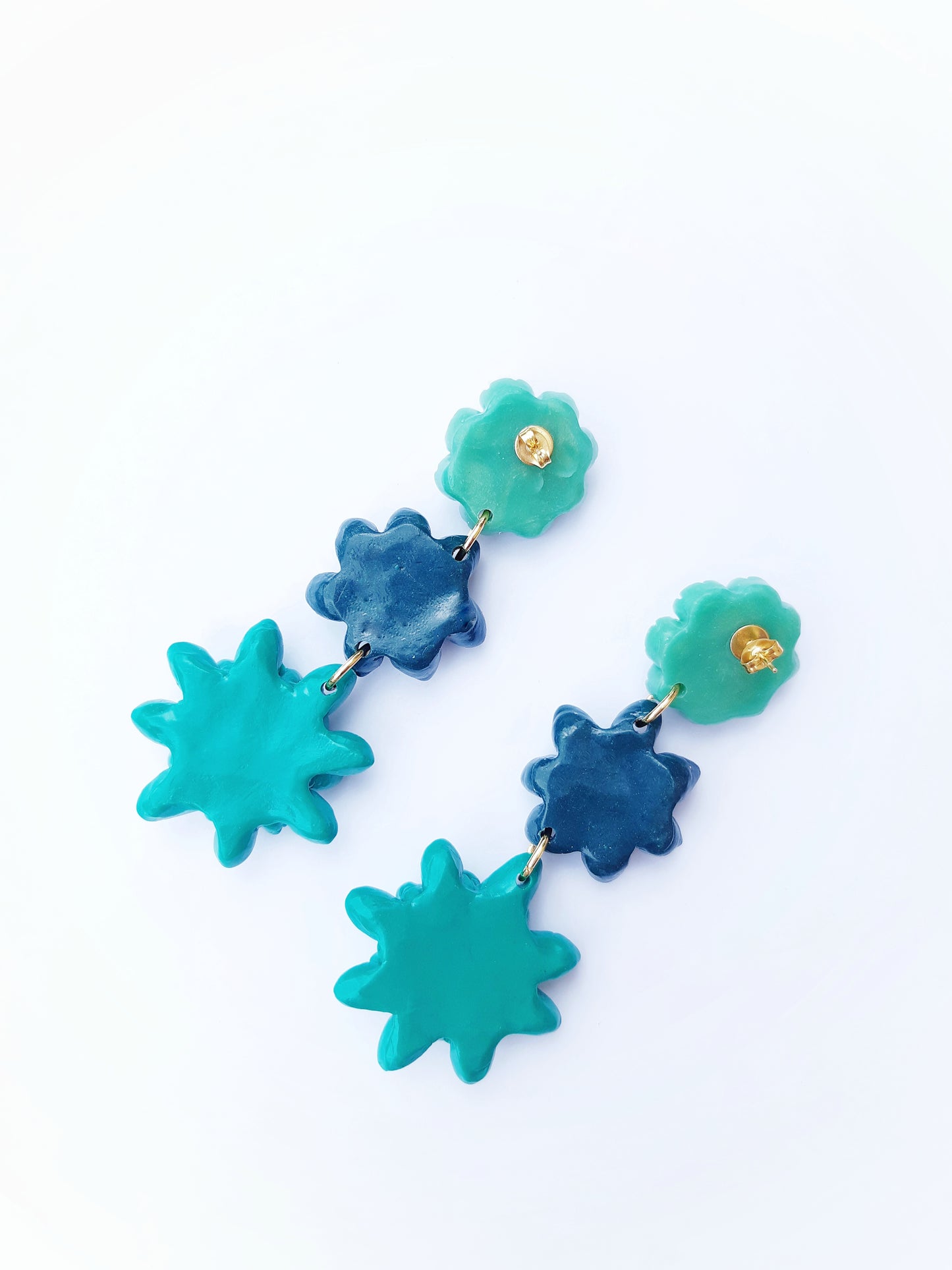 Arantxa earrings 3 flowers