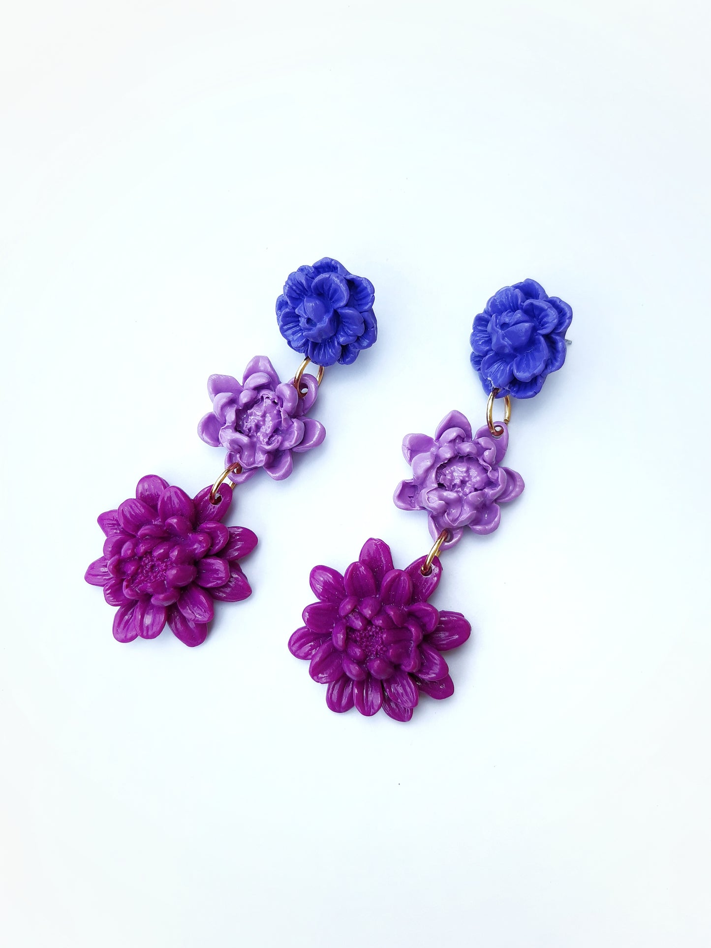 Arantxa earrings 3 flowers