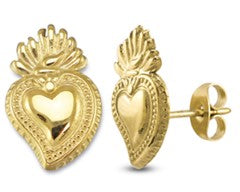 Elixir - Boucles d'oreilles Puces ex voto