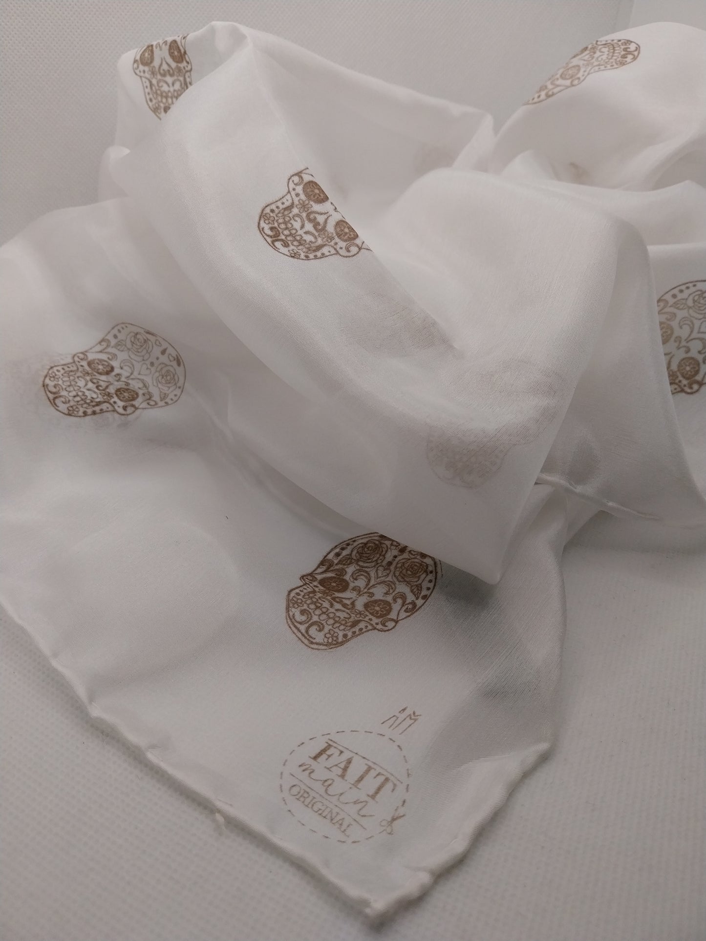 Foulard en soie Lagrimas de Seda