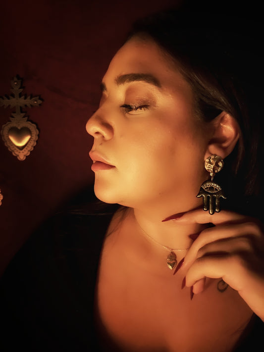 Boucles d'oreilles La Mano del Destino