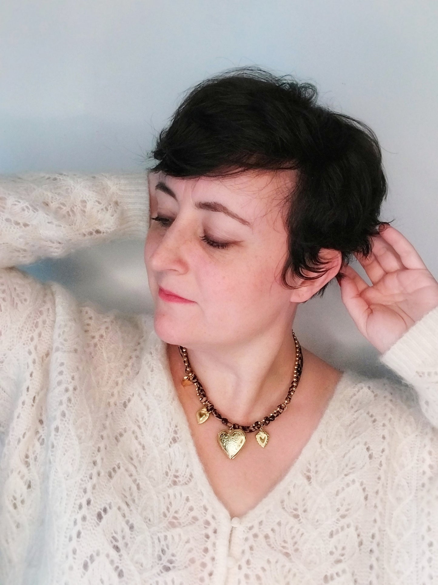 Talisman - Collier léopard Locket