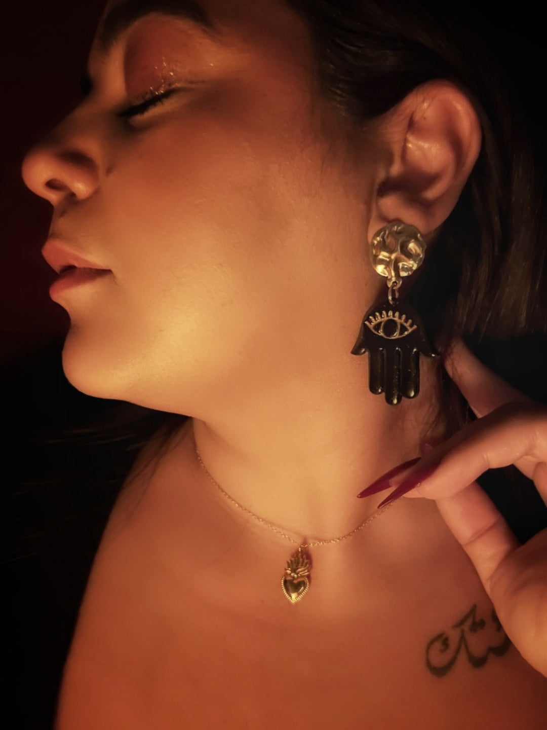 Boucles d'oreilles La Mano del Destino