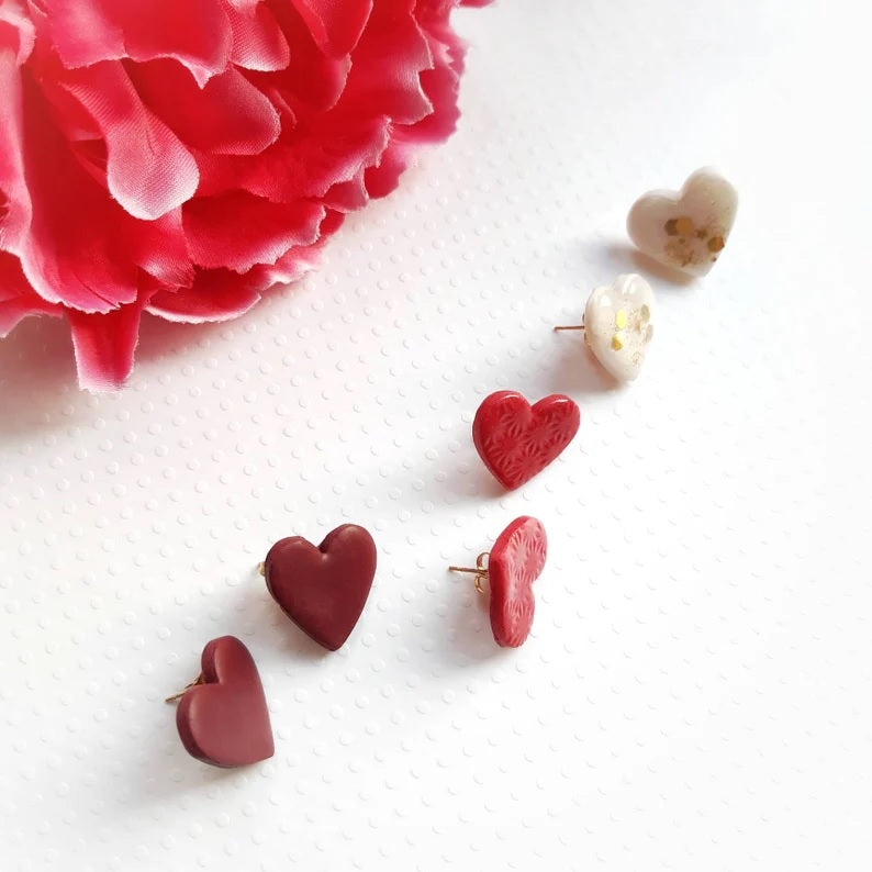 Liebe heart earrings