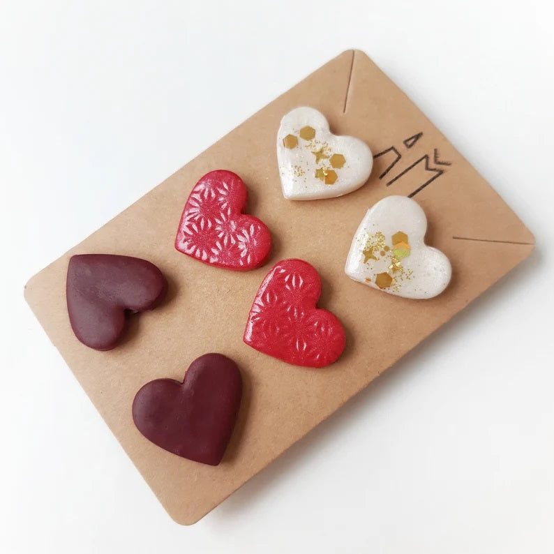 Liebe heart earrings