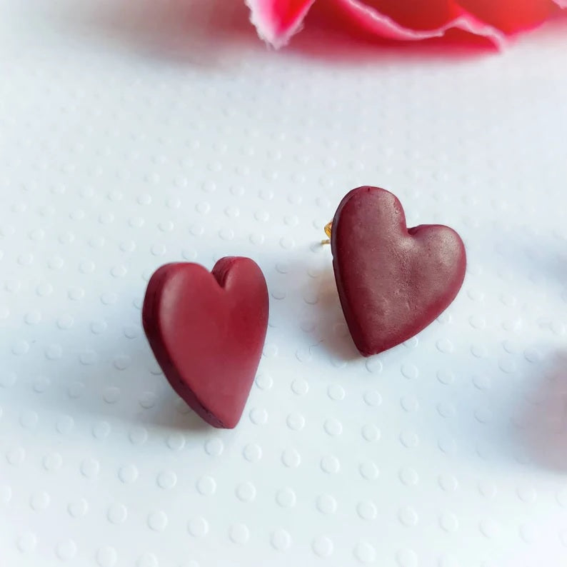 Liebe heart earrings