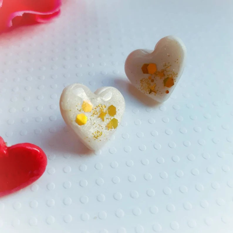 Liebe heart earrings