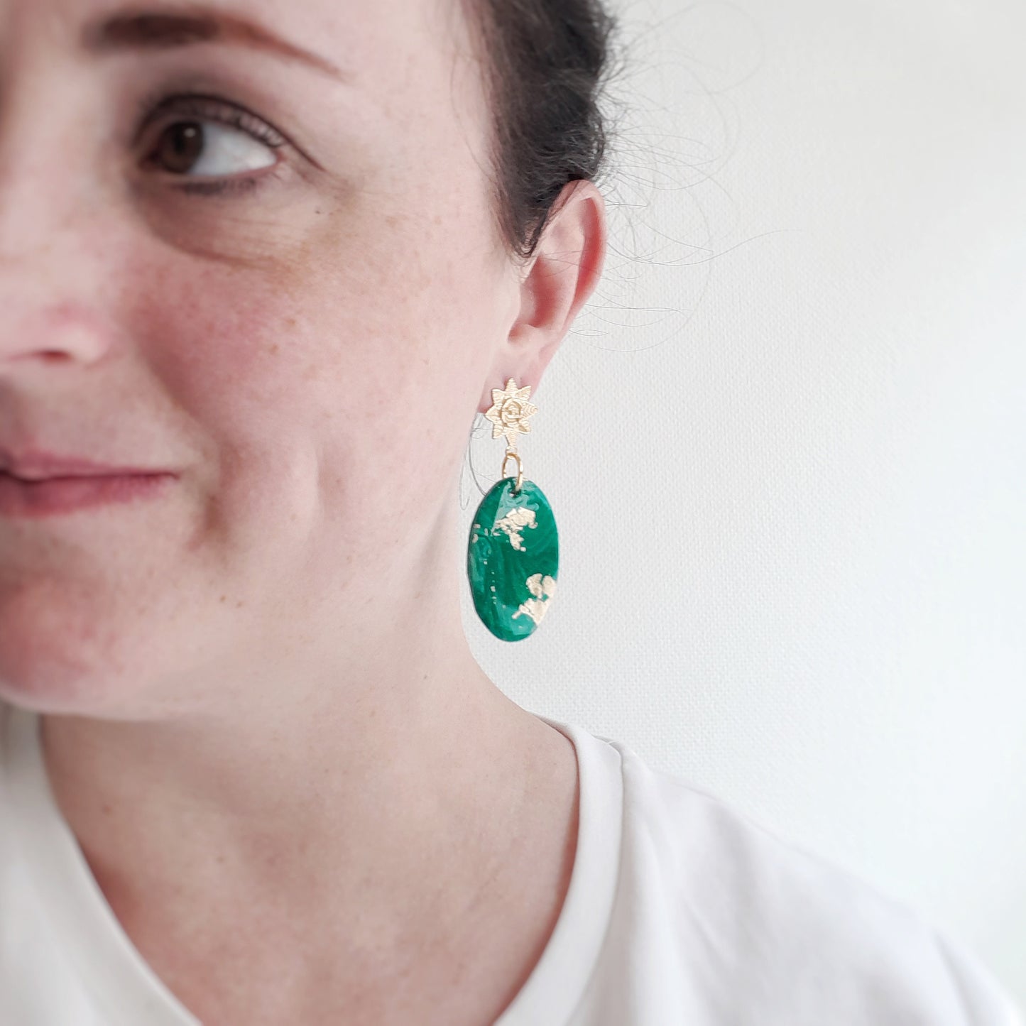 Ephemeral sun earrings