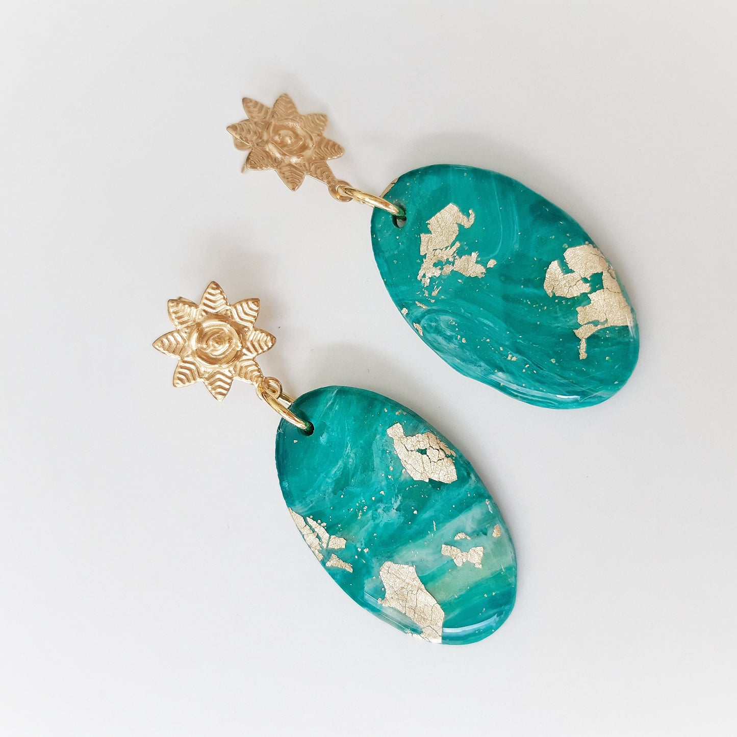 Ephemeral sun earrings
