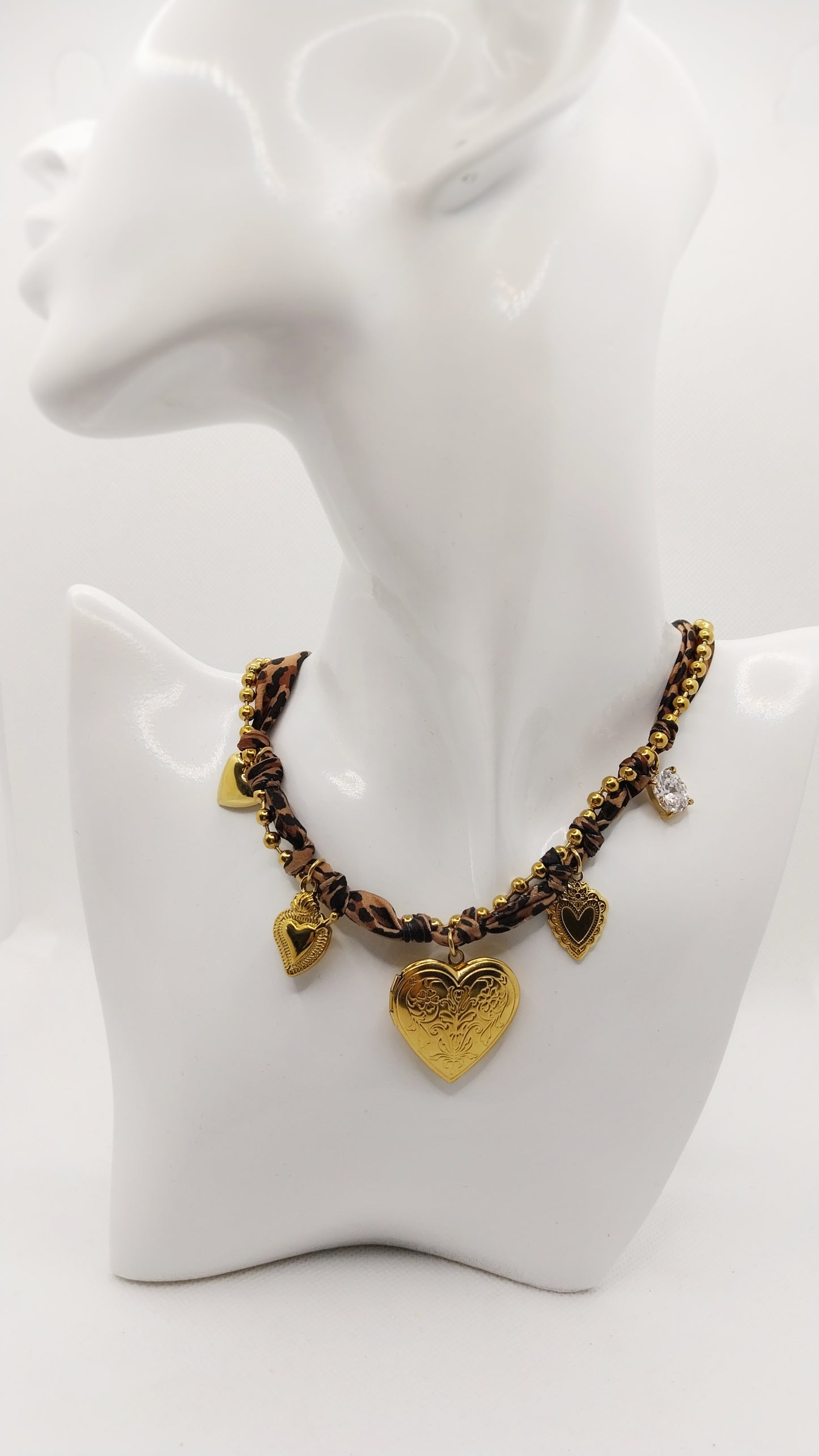 Talisman - Collier léopard Locket