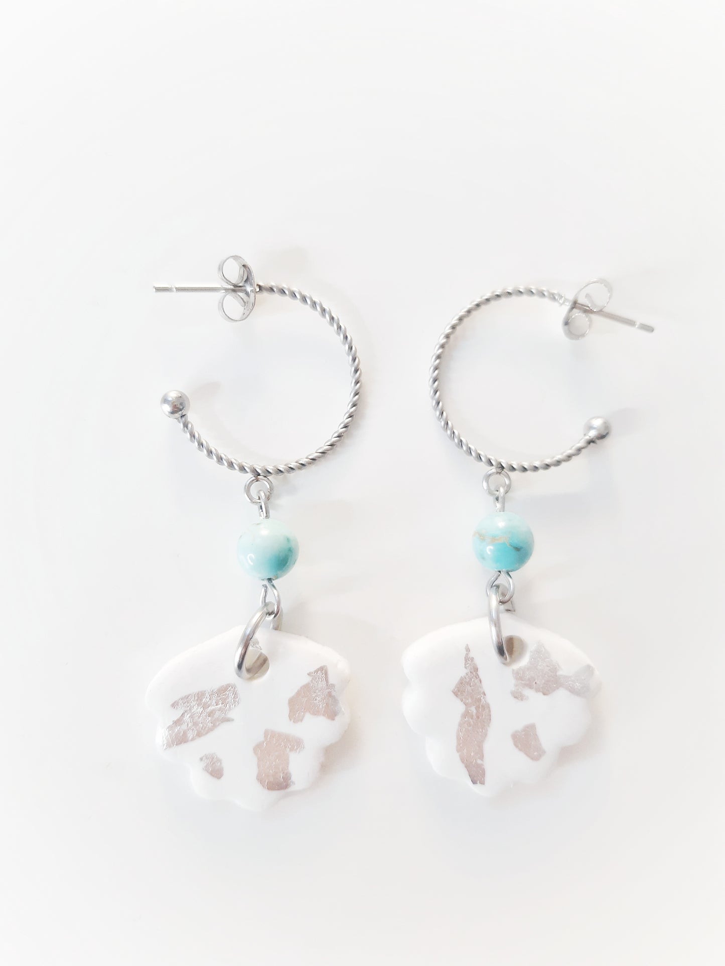 Boucles Amour Blanc